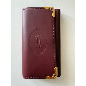 Vintage Cartier Must de Cartier Leather 4-Hook Key Holder - Pristine condition